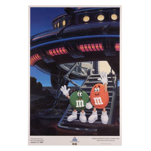 A Star Tours M&M's Poster.