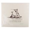 Image 1 : A Marc Davis Signed Rules of Golf "Good Golfing Equipment" Print.