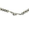 Image 2 : Vintage Handmade Navajo Silver Black Onyx Pendant on 18" Custom Bead Necklace