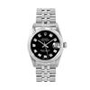 Image 2 : Rolex Midsize Stainless Steel 31MM Black Diamond Datejust With Rolex Box