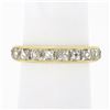 Image 1 : NEW 18k Yellow Gold 1.75 ctw French Cut Channel Diamond Stack Wedding Band Ring