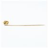 Image 5 : Antique 18k Solid Yellow Petite Simple High Polished Tube Love Knot Stick Pin