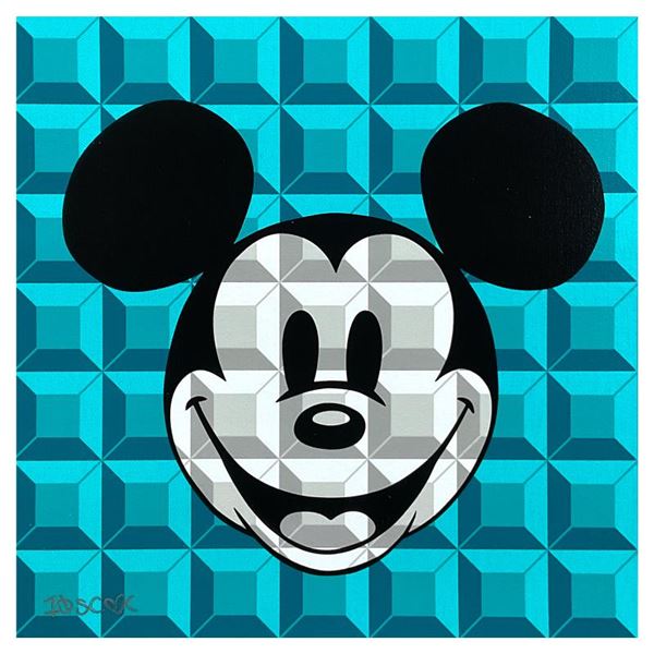 Aqua 8-Bit Mickey by Loveless Tennessee