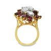 Image 5 : 18kt YG Ruby and Diamond Ring