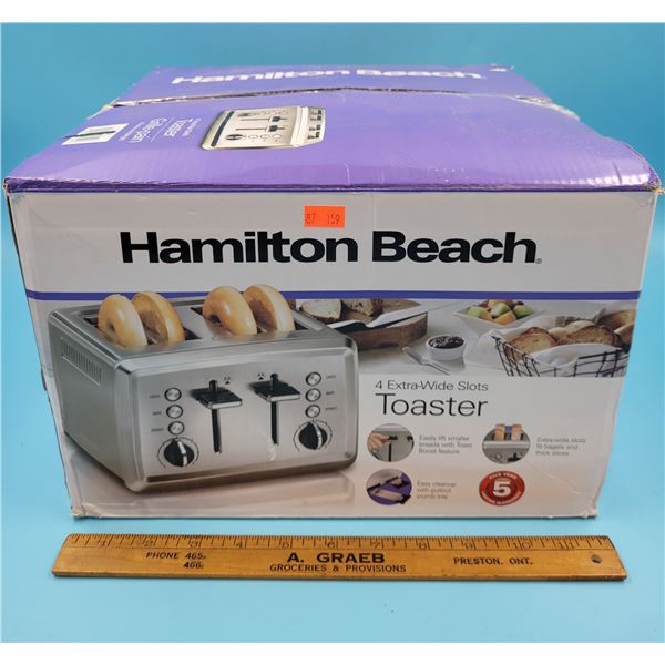 Hamilton Beach 4 Extra-Wide Slot Toaster