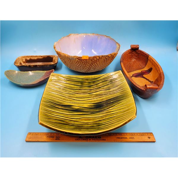 Lot of Assorted Pottery (One Signed by Marlene)
