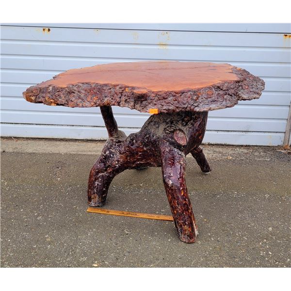 Burl Wood Live Edge Table
