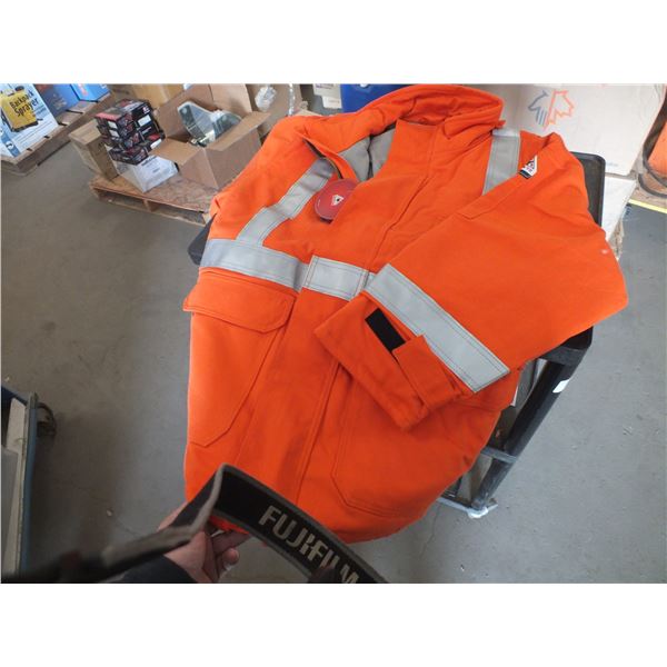 Orange Fire Retardant Winter Work Coat