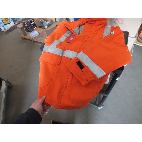 Orange Fire Retardant Winter Work Coat