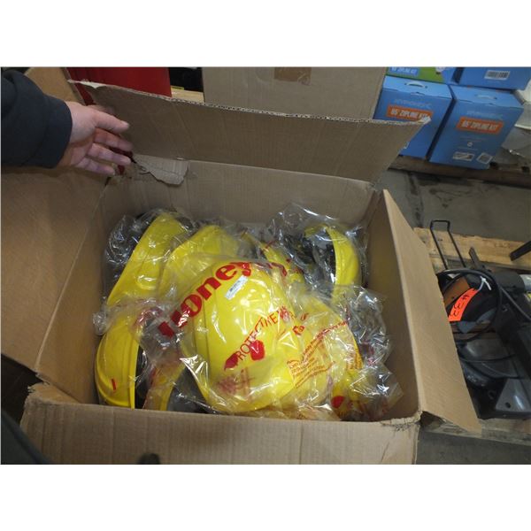 17 Yellow Hard Hats