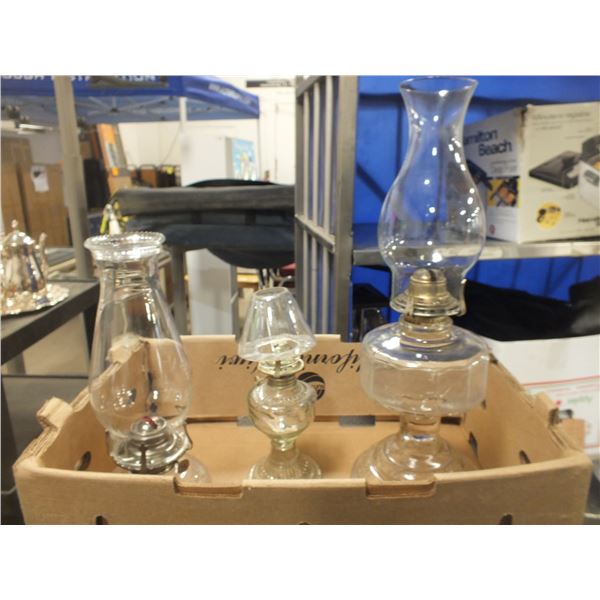 3 Oil Lamps