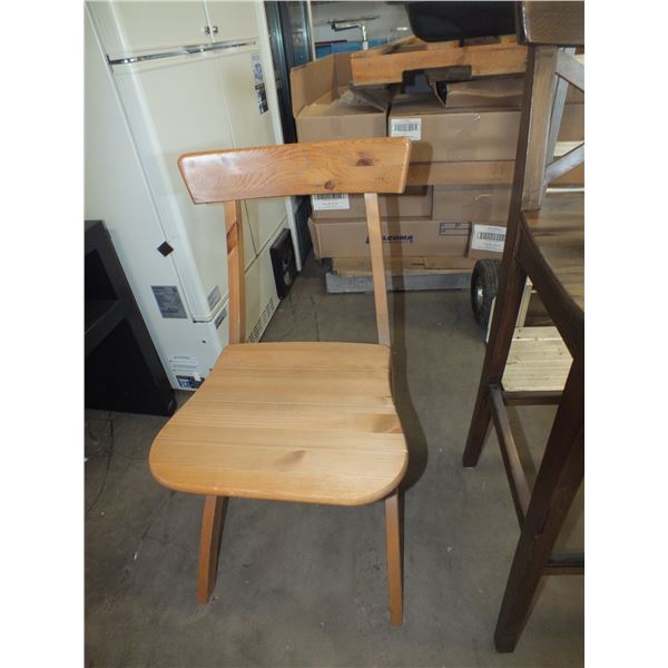 2 Wooden Chairs