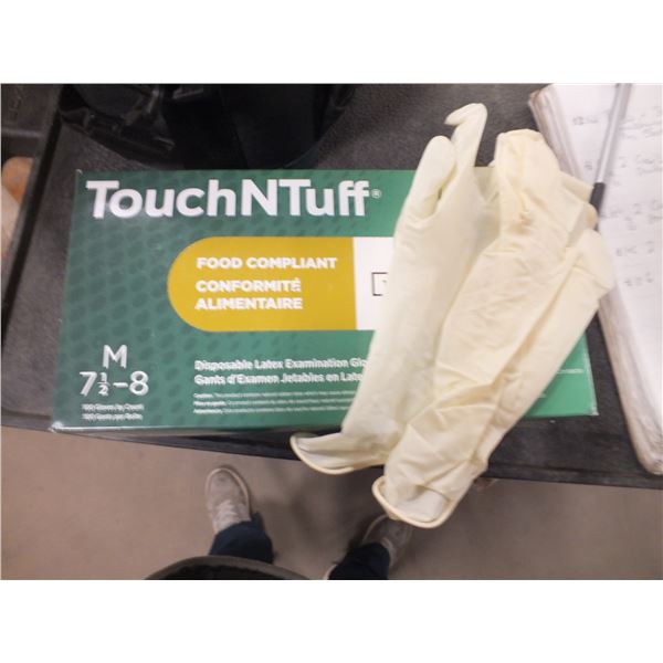 2 Cases Of Med Food Safe Disposable Latex Gloves