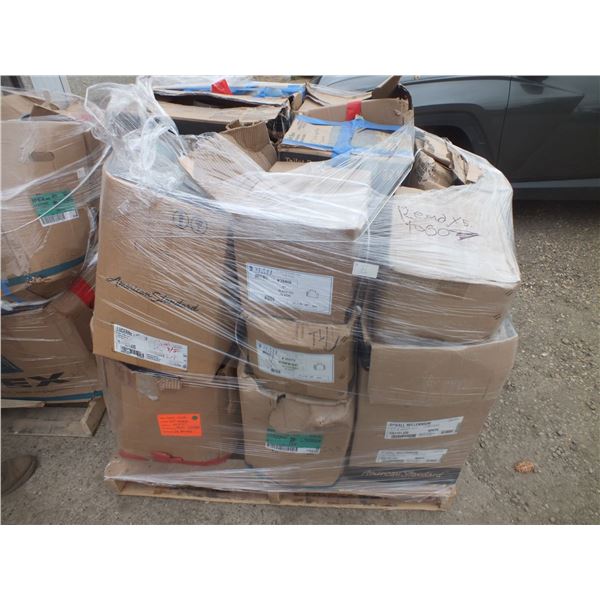 6 Pallets Of Assorted PVC Pipe / Pipe Insulation / Metal Hardware