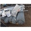 Image 1 : Pallet Of Chain Link Fencing & Posts