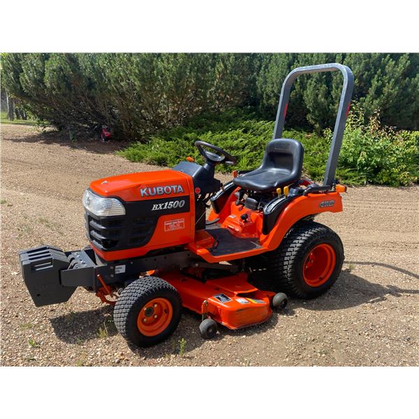 (Lot #'s 35, 36 & 37 are a Group Lot) Kubota BX1500 4 X 4 diesel 48 in belly mount mower,3 pt., fron