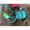 Image 1 : Green Garden Hose c/w 4-wheel cart