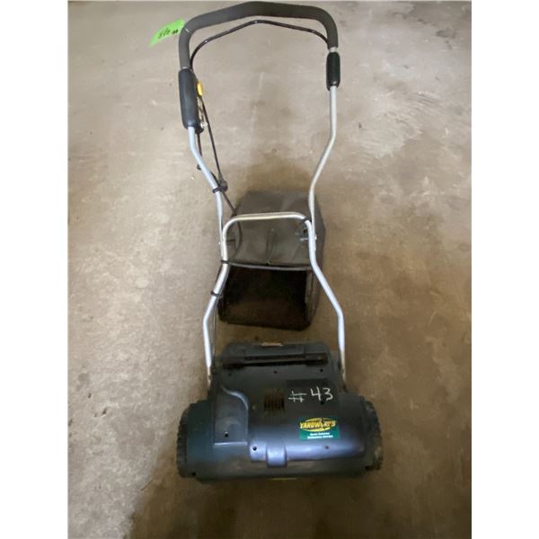 Yardworks Electric Dethatcher - working order