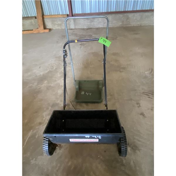 Fertilizer Spreader & 2-wheel cart