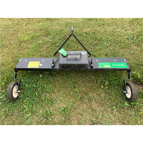 Brinly 48 in pull behind light lawn tine harrow