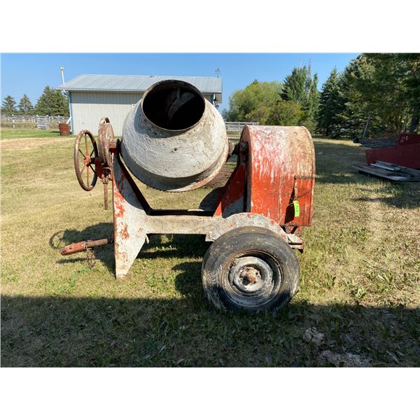 Old Gas-Powered Cement Mixer...not seized