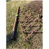 Image 5 : Draw Bar c/w 4 Harrows & Metal Grating