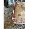 Image 3 : Red Tilting Trailer c/w fold down ramp, approx. 4ft x. 7ft.