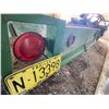 Image 7 : Green Single Axle Trailer, approx. 8ft x 52in.c/w spare and removable sides