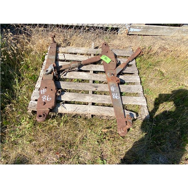 2- 3pt Hitch Arms for larger tractor