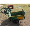 Image 2 : 2-Wheel Green Garden Cart