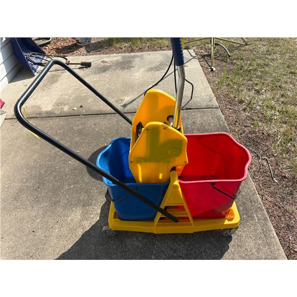 Rolling Double Mop Pail