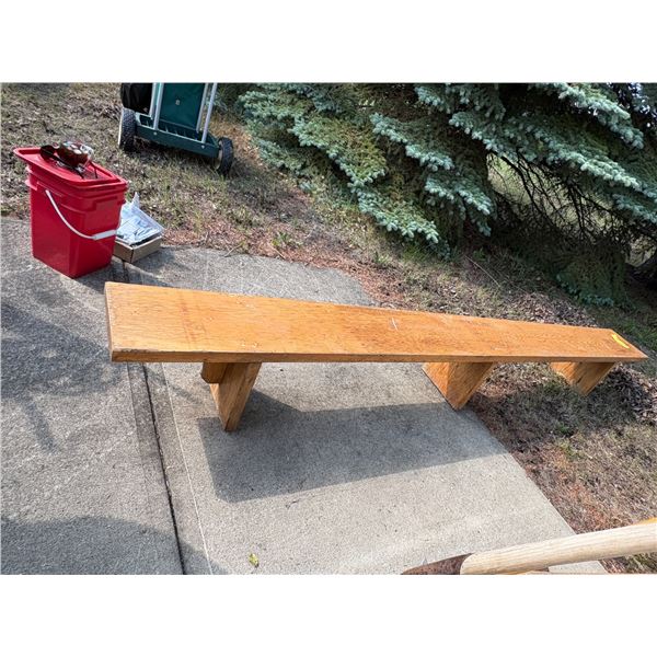 Wood Bench, 10 ft