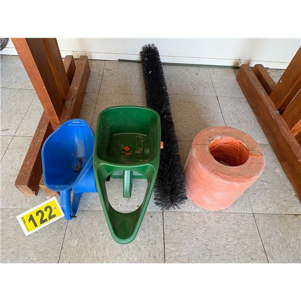 Twine, 2 Hand Spreaders & Brush Cleaner