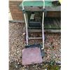 Image 2 : Wood Table c/w 2 Wheel Cart, 2 Watering Jugs, Trays and Garden Accessories.