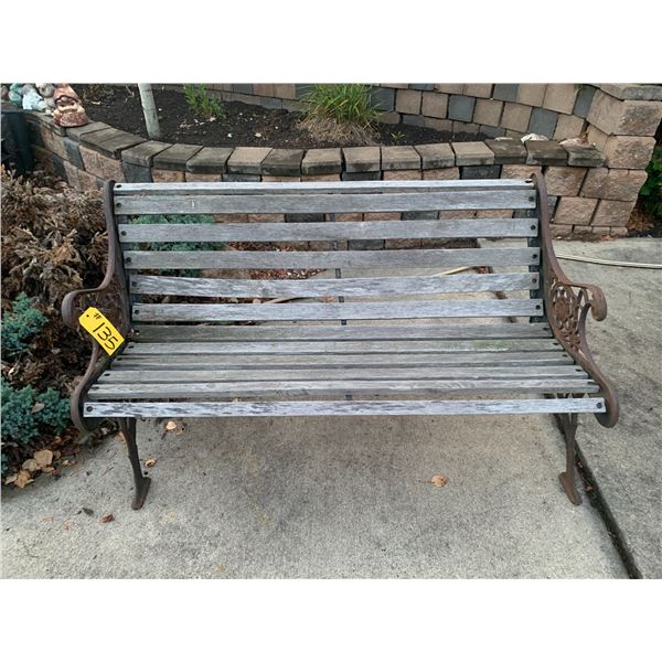 Cast Iron Wood Bench