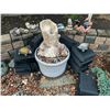 Image 6 : Assort. Of Garden Ornaments, Solar Lights, Water Fountain & Heavy Birdbath