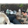 Image 8 : Assort. Of Garden Ornaments, Solar Lights, Water Fountain & Heavy Birdbath