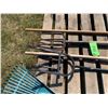 Image 2 : 2- Rakes, 2 Forks, Broom