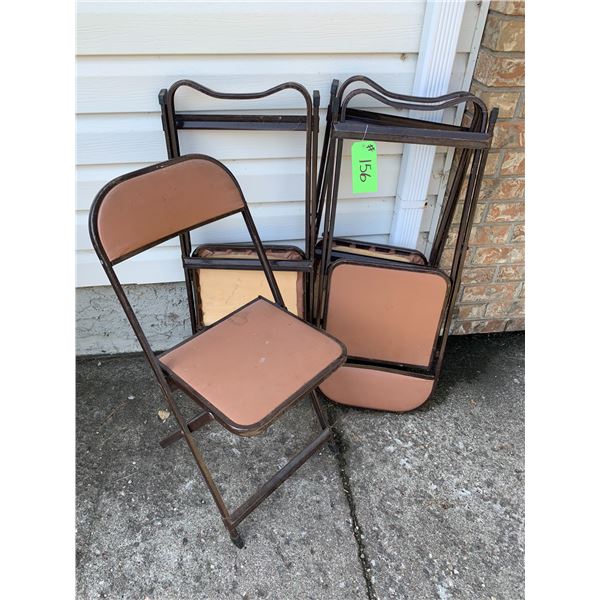 4- Folding Chairs selling together