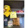 Image 5 : Barrel c/w misc. tools, 2 Rolls of Caution Tape & misc. in cupboard