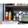 Image 8 : Oils, Paint, Cleaners, Nails & contents in cupboard