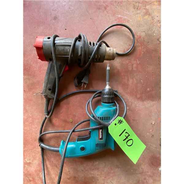 Makita Drill & Heat Gun (working)
