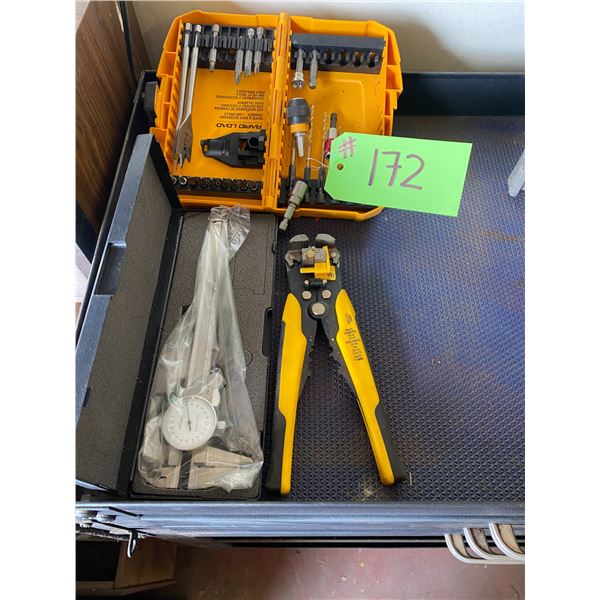 Micrometer, wire stripper & screwdriver set