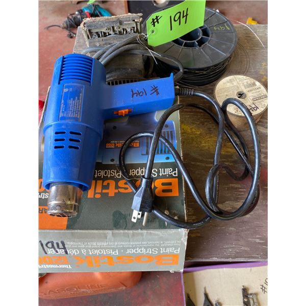 Heat Gun, Welding Wire