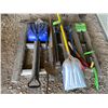 Image 1 : Alum. Shovel, Snow Shovel, Spade, Garden Wiesel, Green Machine Weed Cultivator.