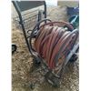 Image 2 : Brown Garden Hose c/w 4-wheel cart