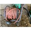 Image 4 : Brown Garden Hose c/w 4-wheel cart