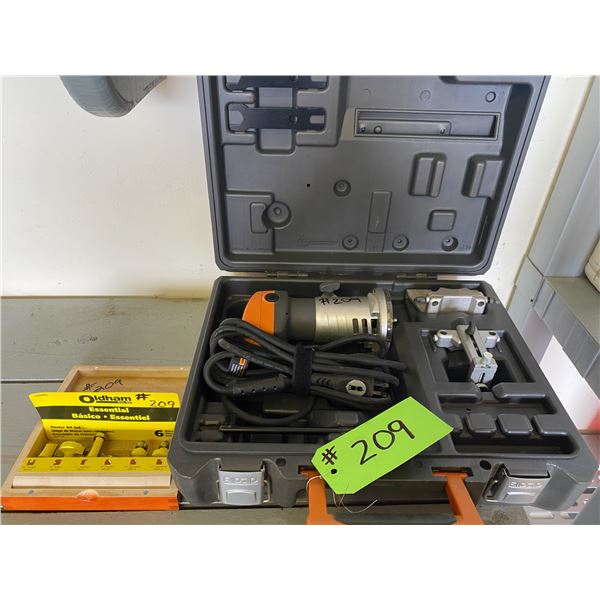 Rigid Router c/w Oldham Bit Set