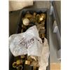 Image 7 : Oil Drain, Waterer, Tool Case, Box of Bolts, qty of Brass Fittings