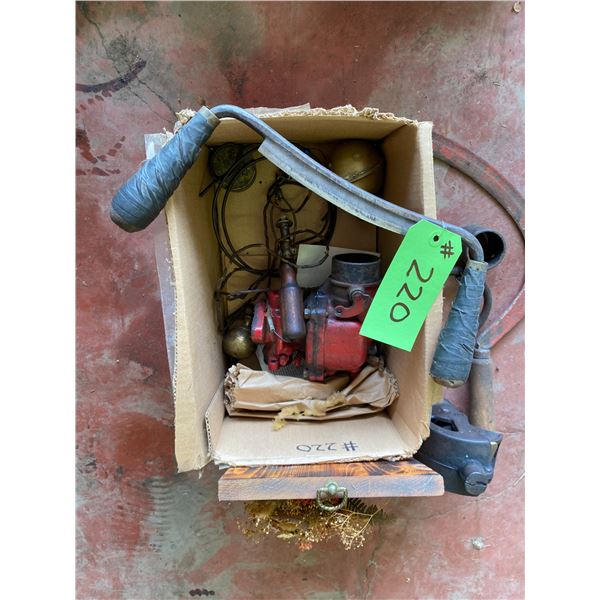 Draw Knife, Barrel Tap, Wood Plaque, etc.